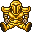 golden outfit doll